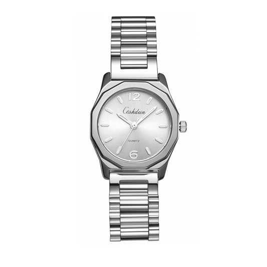 White Silver Bracelet Watch