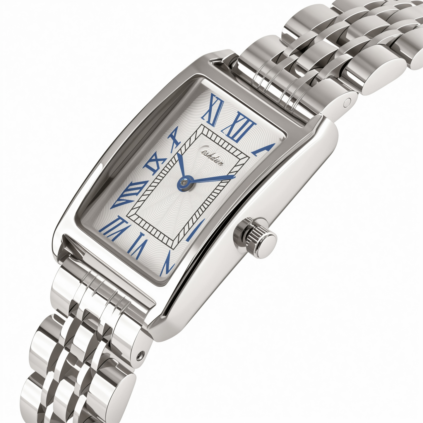 Raquel Two-Hand Date Stainless Steel Watch