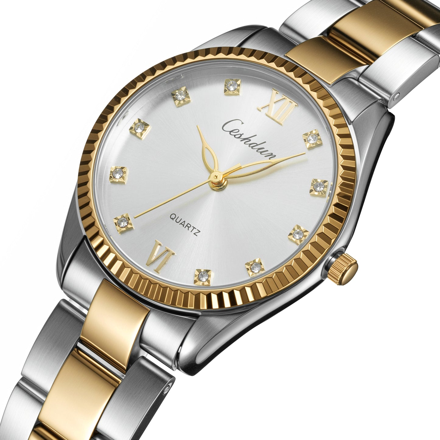 Scarlette Three-Hand Date Two-Tone Stainless Steel Watch