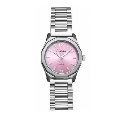 Starlight Color Pink & Silver Bracelet Watch